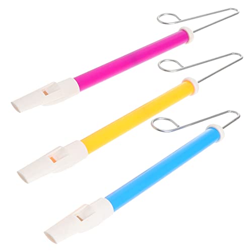 ORFOFE 3 Stück Teiliges Slide Whistle Bunte Kinderpfeifen Langlebiges Kunststoff Musikinstrument Pädagogisch für Partyspaß und Musikalische Aufführungen Junger Mädchen von ORFOFE