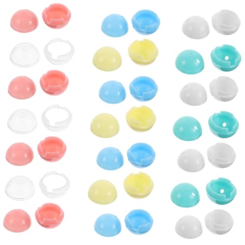 ORFOFE 30 Stück Leere Bunte Runde Kapseln Klare Kunststoffbehälter für Drehautomat Zubehör Vielseitige Preiskapseln für Partygeschenke und DIY Überraschungsaktionen ORFOFE 30 Stück Leere Bunte Runde Kapseln Klare Kunststoffbehälter für Drehautomat Zubehör Vielseitige Preiskapseln für Partygeschenke und DIY Überraschungsaktionen von ORFOFE