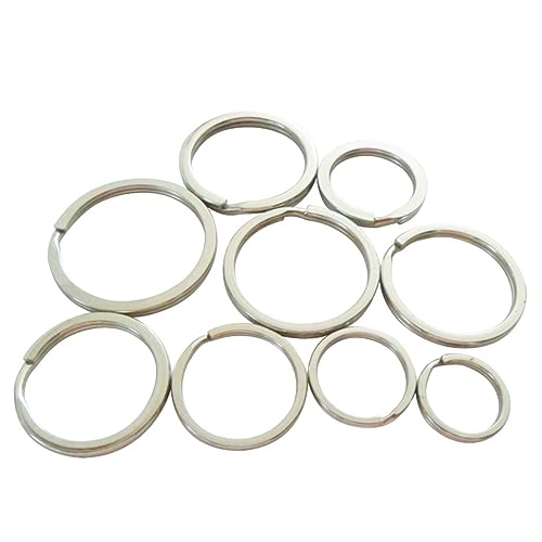 ORFOFE 30 Stück Teiliges Schlüsselringe in Flach Split Circular Key Rings Silberfarbene Robuste Schlüsselanhänger für Schlüssel Karten und DIY Zubehör ORFOFE 30 Stück Teiliges Schlüsselringe in Flach Split Circular Key Rings Silberfarbene Robuste Schlüsselanhänger für Schlüssel Karten und DIY Zubehör von ORFOFE