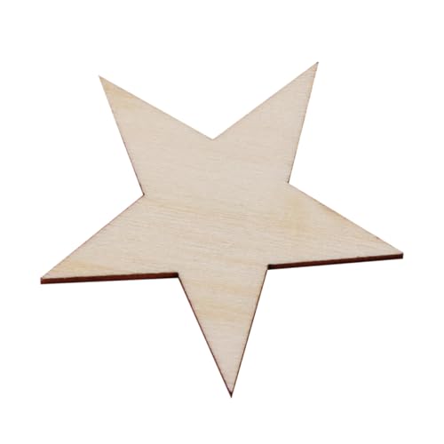 ORFOFE 300 Stück Holzsterne Fünfzackige DIY Dekoration Holzscheiben Basteln Hochzeit Naturmaterialien für Handwerk und Festgestaltung ORFOFE 300 Stück Holzsterne Fünfzackige DIY Dekoration Holzscheiben Basteln Hochzeit Naturmaterialien für Handwerk und Festgestaltung von ORFOFE