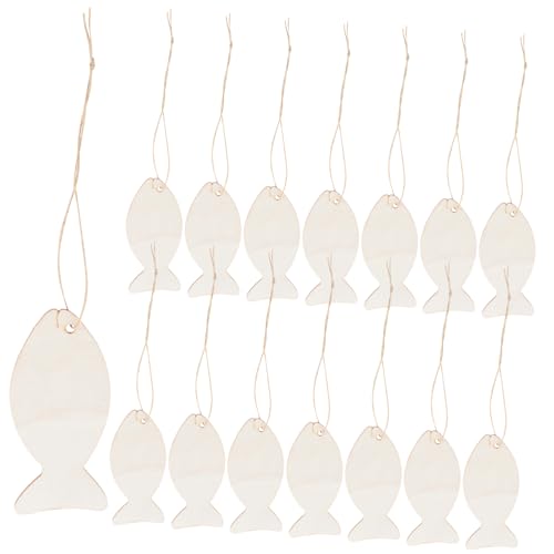 ORFOFE 32 Stück Teiliges Unvollendete Holzfische zum Basteln Naturholzscheiben Blanko Glatte Holzornamente für DIY Handwerk Tischdeko und Partydekoration ORFOFE 32 Stück Teiliges Unvollendete Holzfische zum Basteln Naturholzscheiben Blanko Glatte Holzornamente für DIY Handwerk Tischdeko und Partydekoration von ORFOFE