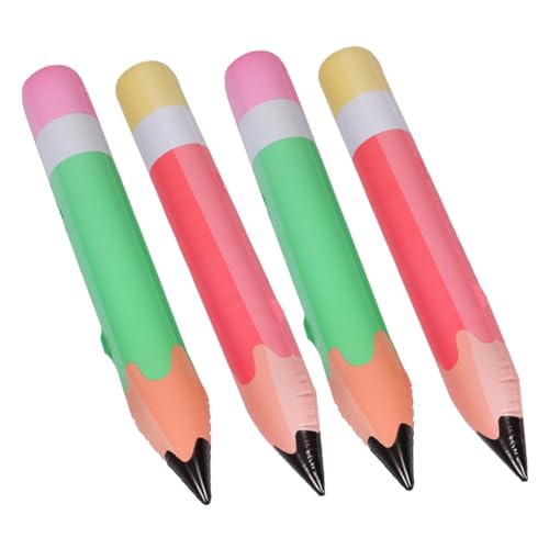 ORFOFE 4 Stück Aufblasbare Bleistift Ballons PVC Riesige Bleistift Deko für Schulanfang und Geburtstagsfeiern Leichte und Langlebige Party Dekoration für Klassenzimmer ORFOFE 4 Stück Aufblasbare Bleistift Ballons PVC Riesige Bleistift Deko für Schulanfang und Geburtstagsfeiern Leichte und Langlebige Party Dekoration für Klassenzimmer von ORFOFE