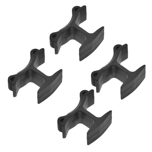 ORFOFE 4 Stück Fingerclip Schiedsrichterpfeife aus Robustem Kunststoff Praktischer Pfeifenhalter für Sport Camping und Notfälle Langlebiges Zubehör für Trainer und Linienrichter von ORFOFE