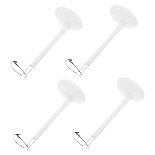 ORFOFE 4 Stück Kreativer Puppenständer Teilig Weiß Höhe Verstellbar Tragbar für Puppen und Modelle Aufbewahrung und Dekoration Zuhause von ORFOFE