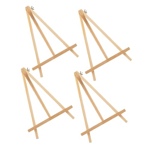 ORFOFE 4 Stück Mini Holz Staffelei Klappbar Dreibeiniges Holzgestell für Malen und Präsentation Multifunktionaler Skizzenhalter und Displayständer für Kunsthandwerk ORFOFE 4 Stück Mini Holz Staffelei Klappbar Dreibeiniges Holzgestell für Malen und Präsentation Multifunktionaler Skizzenhalter und Displayständer für Kunsthandwerk von ORFOFE