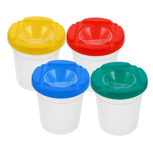 ORFOFE 4 Stück Teiliges Drehbarer Malbecher Pinselwascher für Umweltfreundlich Platzsparend und Einfach zu Reinigen für Kunstunterricht und Bastelprojekte zu Hause Zufällige Farbe ORFOFE 4 Stück Teiliges Drehbarer Malbecher Pinselwascher für Umweltfreundlich Platzsparend und Einfach zu Reinigen für Kunstunterricht und Bastelprojekte zu Hause Zufällige Farbe von ORFOFE