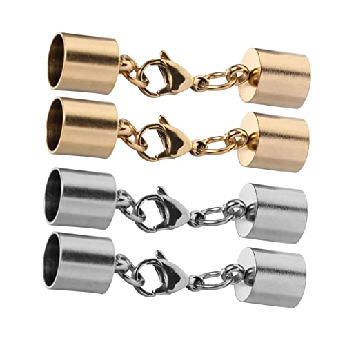 ORFOFE 4 Stück Teiliges Lobster Verschluss mit Fass Karabiner für Lederband Armbänder und Halsketten Langlebiger DIY Schmuckverschluss für Handgefertigte Schmuckherstellung ORFOFE 4 Stück Teiliges Lobster Verschluss mit Fass Karabiner für Lederband Armbänder und Halsketten Langlebiger DIY Schmuckverschluss für Handgefertigte Schmuckherstellung von ORFOFE