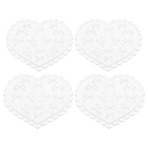 ORFOFE 4 Stück Teiliges Silikon Nagelkunstform mit Schleifen Design Wiederverwendbare Flexible Nagelkunst Schablonen für DIY Maniküre Langlebige und Professionelle Silikon Gießformen für ORFOFE 4 Stück Teiliges Silikon Nagelkunstform mit Schleifen Design Wiederverwendbare Flexible Nagelkunst Schablonen für DIY Maniküre Langlebige und Professionelle Silikon Gießformen für von ORFOFE