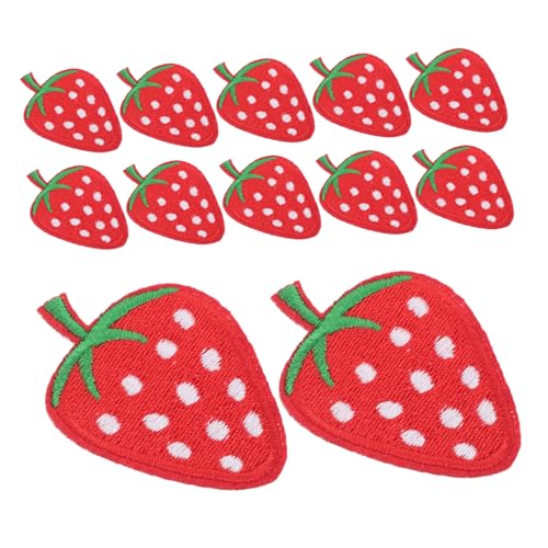 ORFOFE 40 Stück Erdbeer Aufnäher zum Aufbügeln Bestickte Applikationen aus Stabilem Material Modische Rote Fruchtmotiv Patches für Kleidung Taschen Schuhe DIY Dekoration für Altersgruppen ORFOFE 40 Stück Erdbeer Aufnäher zum Aufbügeln Bestickte Applikationen aus Stabilem Material Modische Rote Fruchtmotiv Patches für Kleidung Taschen Schuhe DIY Dekoration für Altersgruppen von ORFOFE