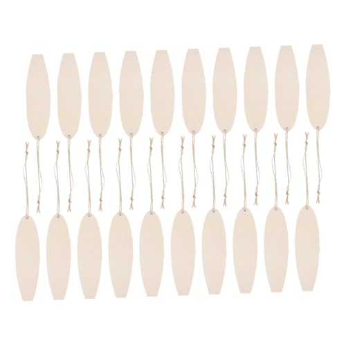 ORFOFE 40 Stück Handgefertigte Holzsplitter Dekoration Surfbrett Ausschnitt Surfbrett Dekorationen Für Party Ornamente Ausschnitt Mini Bastelarbeiten von ORFOFE