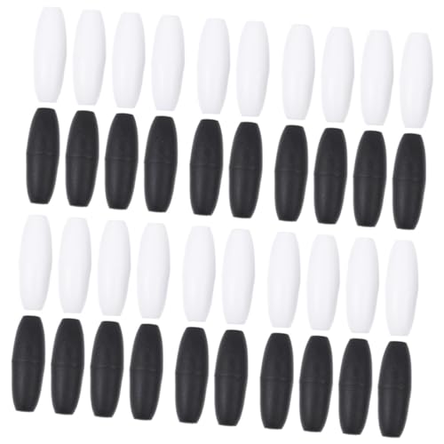 ORFOFE 40 Stück Teiliges Breakaway Bunte Sicherheitsverbinder für DIY Schmuck Kleidung Taschen Halsketten und Armbänder Inkl Schwarze Weiße Clips für Vielseitige Bastelprojekte von ORFOFE