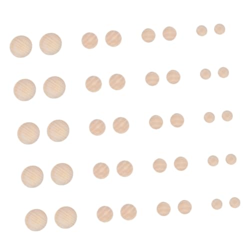 ORFOFE 40 Stück Teiliges Halbe Holzperlen in Naturholzfarben Unvollendete DIY Bastelkugeln mit Glatten Kanten für Kreative Heimwerkerprojekte Kinderspielzeug und Dekoration ORFOFE 40 Stück Teiliges Halbe Holzperlen in Naturholzfarben Unvollendete DIY Bastelkugeln mit Glatten Kanten für Kreative Heimwerkerprojekte Kinderspielzeug und Dekoration von ORFOFE