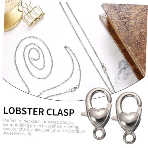 ORFOFE 40 Stück Teiliges Herz lobster verschluss Legierung Farblich Sortiert Langlebig und Feine Verarbeitung für DIY Schmuck Schlüsselanhänger Taschen Armbandzubehör Vielseitig für ORFOFE 40 Stück Teiliges Herz lobster verschluss Legierung Farblich Sortiert Langlebig und Feine Verarbeitung für DIY Schmuck Schlüsselanhänger Taschen Armbandzubehör Vielseitig für von ORFOFE