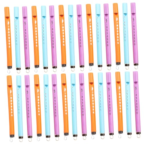 ORFOFE 40 Stück Teiliges Musikinstrument Kreativspielzeug Zufallsfarben Mini Vogelpfeifen zur Musikalischen Früherziehung Sicher und Glatt Verarbeitet Zufällige Farbe Zufällige Farbe von ORFOFE