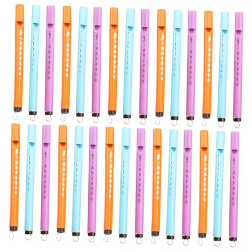 ORFOFE 40 Stück Teiliges Vogelpfeifen musikspielzeug für Sichere Glatte Oberfläche Fördert Musikalische Fähigkeiten und Handkoordination Farblich Sortiert Kreatives Zufällige Farbe von ORFOFE