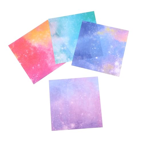 ORFOFE 400 Blatt Doppelseitiges Origami Papier Quadratisches Bastelpapier für DIY Handarbeiten Kinderhandwerk Kindergarten Moderate Dicke Vielseitig für Bastelprojekte und Dekoration von ORFOFE