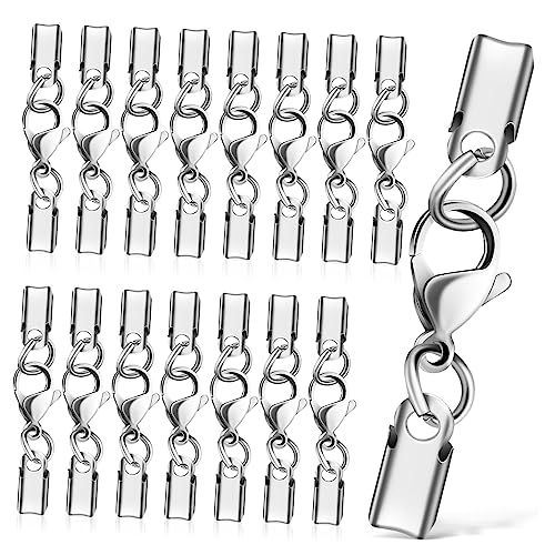 ORFOFE 40Stücke Hummerverschlüsse Kleine Hummerclips für Schmuck DIY für und Armbänder Einfach zu Bedienen Komfortables Design für von ORFOFE