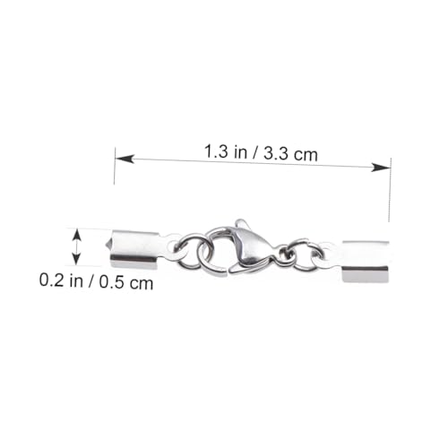 ORFOFE 48 Stück Teiliges Edelstahl Lobster Verschluss Stabile Schmuckkarabiner für Halsketten und Armbänder Einfach zu Schließen Passend für Kettenringe für DIY Schmuckherstellung ORFOFE 48 Stück Teiliges Edelstahl Lobster Verschluss Stabile Schmuckkarabiner für Halsketten und Armbänder Einfach zu Schließen Passend für Kettenringe für DIY Schmuckherstellung von ORFOFE