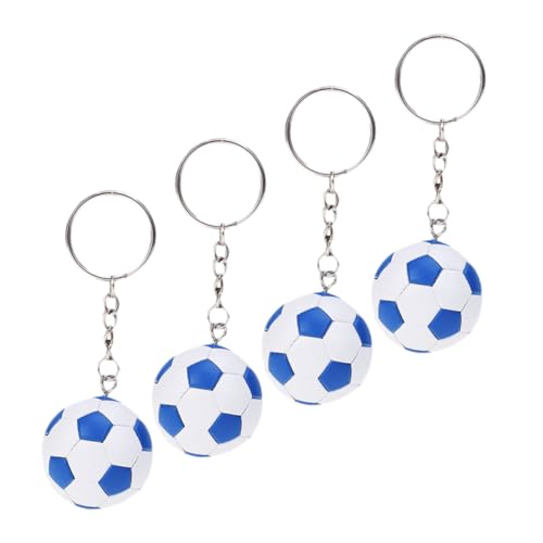ORFOFE 4Stücke Fußball Schlüsselanhänger Simulierte Fußballform Schlüsselring oder Dekoration für Taschen und Geldbörsen aus Hochwertigem und Tolles ORFOFE 4Stücke Fußball Schlüsselanhänger Simulierte Fußballform Schlüsselring oder Dekoration für Taschen und Geldbörsen aus Hochwertigem und Tolles von ORFOFE