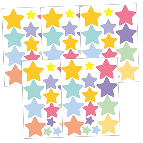 ORFOFE 5 Blätter Bunte Fünf Punkte Wandtattoos PVC Selbstklebend Langlebige Wanddeko für Kinderzimmer Wohnzimmer Spiel und Klassenräume Einfache Entfernung Sicher und Dekorativ ORFOFE 5 Blätter Bunte Fünf Punkte Wandtattoos PVC Selbstklebend Langlebige Wanddeko für Kinderzimmer Wohnzimmer Spiel und Klassenräume Einfache Entfernung Sicher und Dekorativ von ORFOFE