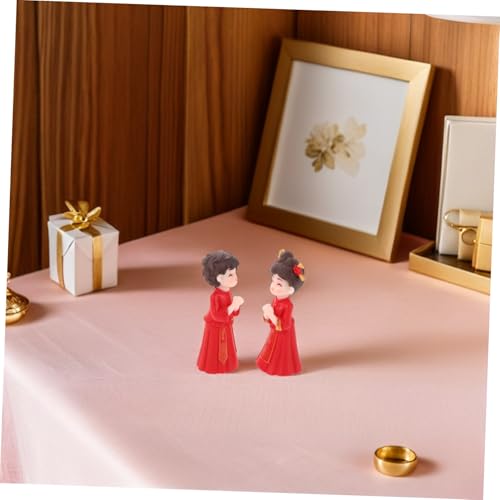ORFOFE 5 Paare Miniatur Chinesisches Brautpaar Figurinen Traditionelle Hochzeitstorten Dekoration DIY Mikro-landschaft Künstlerische Chinesische Hochzeitsdekoration für Fest Backkunst ORFOFE 5 Paare Miniatur Chinesisches Brautpaar Figurinen Traditionelle Hochzeitstorten Dekoration DIY Mikro-landschaft Künstlerische Chinesische Hochzeitsdekoration für Fest Backkunst von ORFOFE