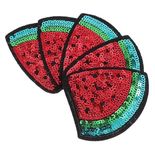ORFOFE 5 Stück Bestickte Wassermelonen Aufnäher zum Aufbügeln Bunte Obst Patches für Kleidung Rucksäcke Jeans DIY Nähzubehör Einfaches Aufbringen Textilabzeichen ORFOFE 5 Stück Bestickte Wassermelonen Aufnäher zum Aufbügeln Bunte Obst Patches für Kleidung Rucksäcke Jeans DIY Nähzubehör Einfaches Aufbringen Textilabzeichen von ORFOFE