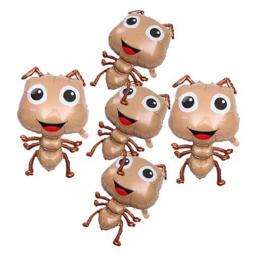 ORFOFE 5 Stück Teiliges Große Ameisen Folienballons Aluminiumfolie Partydeko für Kindergeburtstag Shower Karneval Bühnen Deko Langlebig und Reißfest ORFOFE 5 Stück Teiliges Große Ameisen Folienballons Aluminiumfolie Partydeko für Kindergeburtstag Shower Karneval Bühnen Deko Langlebig und Reißfest von ORFOFE