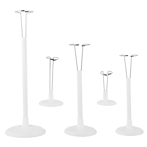 ORFOFE 5 Stück Teiliges Puppenzubehör Höhenverstellbare Puppenständer aus Stabilem für Figurenpräsentation Weiß Simple Montage und Vielseitig Einsetzbar ORFOFE 5 Stück Teiliges Puppenzubehör Höhenverstellbare Puppenständer aus Stabilem für Figurenpräsentation Weiß Simple Montage und Vielseitig Einsetzbar von ORFOFE