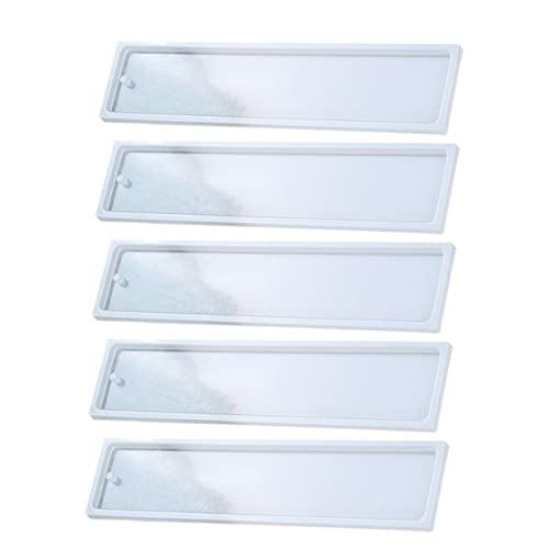 ORFOFE 5 Stück Teiliges Silikonform für DIY Lesezeichen Gießen Flexible Langlebige Transparente Silikonformen mit Glatter Oberfläche Geeignet für Epoxidharz Schmuck Anhänger Herstellung ORFOFE 5 Stück Teiliges Silikonform für DIY Lesezeichen Gießen Flexible Langlebige Transparente Silikonformen mit Glatter Oberfläche Geeignet für Epoxidharz Schmuck Anhänger Herstellung von ORFOFE