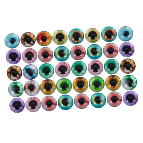 ORFOFE 50 Stück Glas-halbkugel Patches mit Augenmuster DIY Schmuckmaterial Langlebige Glas-cabochons für Ohrringe Manschettenknöpfe und Dekoratives Basteln ORFOFE 50 Stück Glas-halbkugel Patches mit Augenmuster DIY Schmuckmaterial Langlebige Glas-cabochons für Ohrringe Manschettenknöpfe und Dekoratives Basteln von ORFOFE