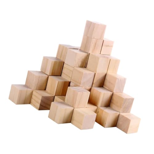 ORFOFE 50 Stück Teiliges Blanko Holzwürfel Quadratisch Naturbelassenes Holzspielzeug zum Basteln Malen und DIY für Kreativität und Motorik ORFOFE 50 Stück Teiliges Blanko Holzwürfel Quadratisch Naturbelassenes Holzspielzeug zum Basteln Malen und DIY für Kreativität und Motorik von ORFOFE