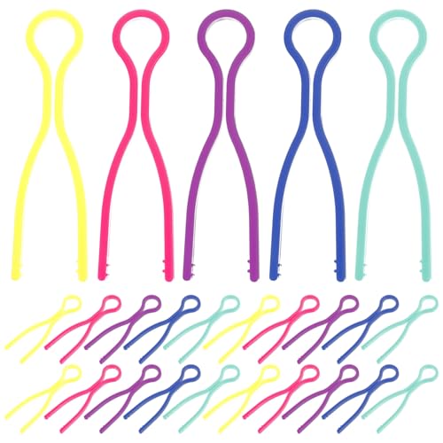 ORFOFE 50 Stück Teiliges Bobbin Clip Spulenklemmen aus Langlebigem Kunststoff Bunte Fadenspulenhalter zur Garnorganisation Kompakt Platzsparend für Nähen und Quilten ORFOFE 50 Stück Teiliges Bobbin Clip Spulenklemmen aus Langlebigem Kunststoff Bunte Fadenspulenhalter zur Garnorganisation Kompakt Platzsparend für Nähen und Quilten von ORFOFE