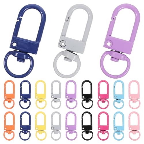 ORFOFE 50 Stück Teiliges Buntes Metall drehkarabiner Langlebiger Legierung für Schlüsselanhänger Taschen DIY schmuck und Dekorative Anhänger Vielseitig Einsetzbar und Robust ORFOFE 50 Stück Teiliges Buntes Metall drehkarabiner Langlebiger Legierung für Schlüsselanhänger Taschen DIY schmuck und Dekorative Anhänger Vielseitig Einsetzbar und Robust von ORFOFE