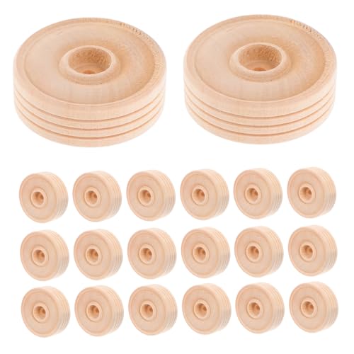 ORFOFE 50 Stück Teiliges Kleine Holzräder aus Hochwertigem Vollholz Langlebig und Formstabil als DIY Bastelzubehör für Spielzeugzubehör und Handgemachte Modelle Geeignet für Jungen und ORFOFE 50 Stück Teiliges Kleine Holzräder aus Hochwertigem Vollholz Langlebig und Formstabil als DIY Bastelzubehör für Spielzeugzubehör und Handgemachte Modelle Geeignet für Jungen und von ORFOFE