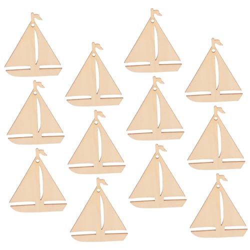 ORFOFE 50 Stück Unbemalte Holzsegelschiff Ausschnitte aus Robustem Holz Glatte Oberfläche DIY Bastelmaterialien für Party und Wohnungsdekoration Sichere und Langlebige Holzchips ORFOFE 50 Stück Unbemalte Holzsegelschiff Ausschnitte aus Robustem Holz Glatte Oberfläche DIY Bastelmaterialien für Party und Wohnungsdekoration Sichere und Langlebige Holzchips von ORFOFE