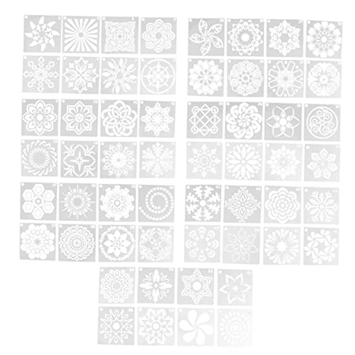 ORFOFE 56 Stück Teiliges Mandala Schablonenset aus Langlebigem Material Kreative Hohle Malvorlagen für DIY Wandgestaltung Mode Zeichenschablonen Vielseitig Einsetzbar für Kunst und ORFOFE 56 Stück Teiliges Mandala Schablonenset aus Langlebigem Material Kreative Hohle Malvorlagen für DIY Wandgestaltung Mode Zeichenschablonen Vielseitig Einsetzbar für Kunst und von ORFOFE