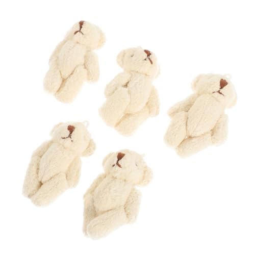 ORFOFE 5Stücke Kleiner Bärenpuppe für Selbstgemacht Kleidung und Dekoration Plüschbär Ornament Handgefertigtes Taschendekor für Bastelprojekte 6cm aus PP Baumwolle ORFOFE 5Stücke Kleiner Bärenpuppe für Selbstgemacht Kleidung und Dekoration Plüschbär Ornament Handgefertigtes Taschendekor für Bastelprojekte 6cm aus PP Baumwolle von ORFOFE