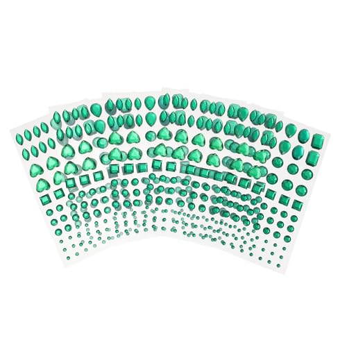 ORFOFE 6 Blätter Acryl Strasssteine Sticker Kristall Aufkleber für DIY Schmuck Basteln Hautfreundlich Sicher Glänzend Geometrisch Dekorativ ORFOFE 6 Blätter Acryl Strasssteine Sticker Kristall Aufkleber für DIY Schmuck Basteln Hautfreundlich Sicher Glänzend Geometrisch Dekorativ von ORFOFE
