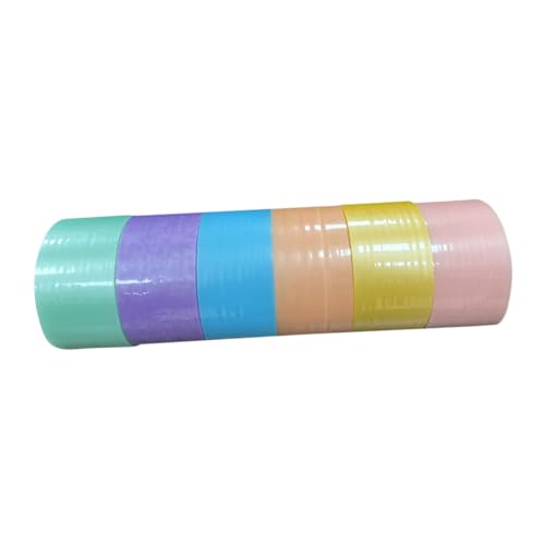 ORFOFE 6 Rollen Farbiges Seidig Glattes Sticky Ball Klebeband Extra Breites DIY Klebestreifen für Sichere Langlebige und Praktische Entspannungsklebebänder ORFOFE 6 Rollen Farbiges Seidig Glattes Sticky Ball Klebeband Extra Breites DIY Klebestreifen für Sichere Langlebige und Praktische Entspannungsklebebänder von ORFOFE