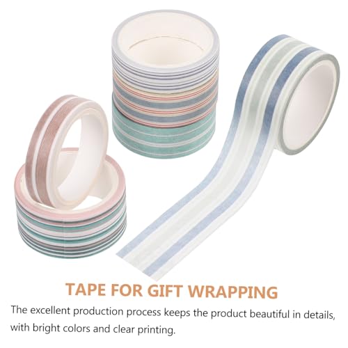 ORFOFE 6 Rollen Washi Masking Tape Streifen Langlebiges Scrapbooking Klebeband aus Premium papier Rückstandsfrei Entfernbar Dekoratives Bastelband für Notizbücher Karten DIY Handarbeiten ORFOFE 6 Rollen Washi Masking Tape Streifen Langlebiges Scrapbooking Klebeband aus Premium papier Rückstandsfrei Entfernbar Dekoratives Bastelband für Notizbücher Karten DIY Handarbeiten von ORFOFE