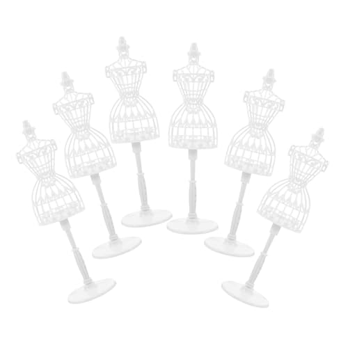 ORFOFE 6 Stück Miniatur Hohl Schaufensterpuppen Kreative Mini Art Mannequins Puppenständer für Puppenhaus Dekoration und Puppenkleidung Zubehör ORFOFE 6 Stück Miniatur Hohl Schaufensterpuppen Kreative Mini Art Mannequins Puppenständer für Puppenhaus Dekoration und Puppenkleidung Zubehör von ORFOFE