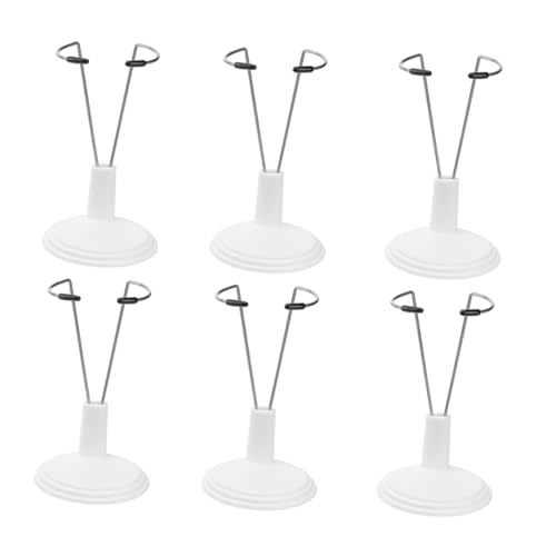 ORFOFE 6 Stück Puppenständer aus Weißem PVC Stabiler Präsentationsständer für Puppen Platzsparend und Langlebig für Zuhause Laden und Markt ORFOFE 6 Stück Puppenständer aus Weißem PVC Stabiler Präsentationsständer für Puppen Platzsparend und Langlebig für Zuhause Laden und Markt von ORFOFE
