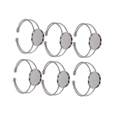 ORFOFE 6 Stück Runde Kupfer Y-form Armbandrohlinge Verstellbare DIY Schmuckarmbänder für Basteln Langlebiges Metall Rostfrei für Personalisierte Schmuckherstellung ORFOFE 6 Stück Runde Kupfer Y-form Armbandrohlinge Verstellbare DIY Schmuckarmbänder für Basteln Langlebiges Metall Rostfrei für Personalisierte Schmuckherstellung von ORFOFE