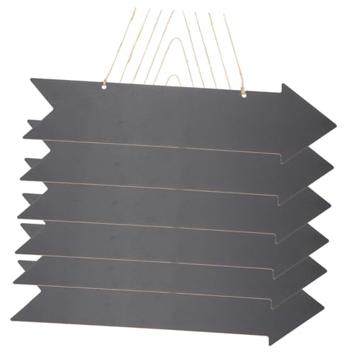 ORFOFE 6 Stück Teiliges Doppelseitiges Pfeilschild mit Kreidetafel Leichtes Hinweisschild zum Aufhängen für Zuhause Restaurant Hochzeit Blanko Beschreibbar DIY Dekoration ORFOFE 6 Stück Teiliges Doppelseitiges Pfeilschild mit Kreidetafel Leichtes Hinweisschild zum Aufhängen für Zuhause Restaurant Hochzeit Blanko Beschreibbar DIY Dekoration von ORFOFE