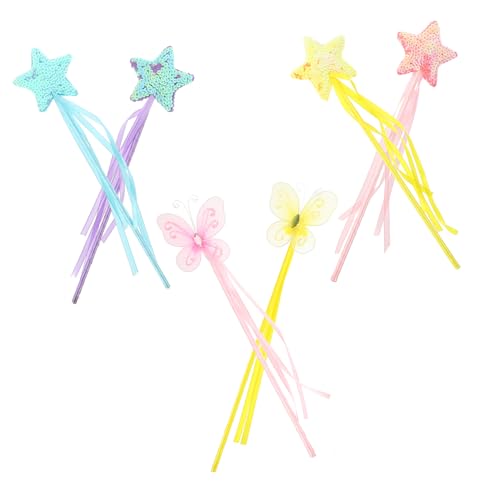 ORFOFE 6 Stück Teiliges Feenstab für Mädchen Bunte Zauberstäbe mit Strasssteinen Leuchtend für Kindergeburtstag Halloween Cosplay und Bühnenauftritte Kreative Feen Spielzeuge ORFOFE 6 Stück Teiliges Feenstab für Mädchen Bunte Zauberstäbe mit Strasssteinen Leuchtend für Kindergeburtstag Halloween Cosplay und Bühnenauftritte Kreative Feen Spielzeuge von ORFOFE