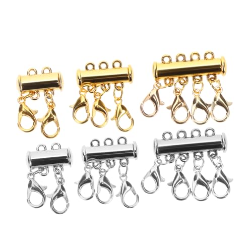 ORFOFE 6 Stück Teiliges Magnetischer Schmuckverschlüsse für Mehrschichtige Halsketten und Armbänder Kompakte Hautfreundliche Verbindungselemente für DIY Schmuckherstellung Langlebig und ORFOFE 6 Stück Teiliges Magnetischer Schmuckverschlüsse für Mehrschichtige Halsketten und Armbänder Kompakte Hautfreundliche Verbindungselemente für DIY Schmuckherstellung Langlebig und von ORFOFE