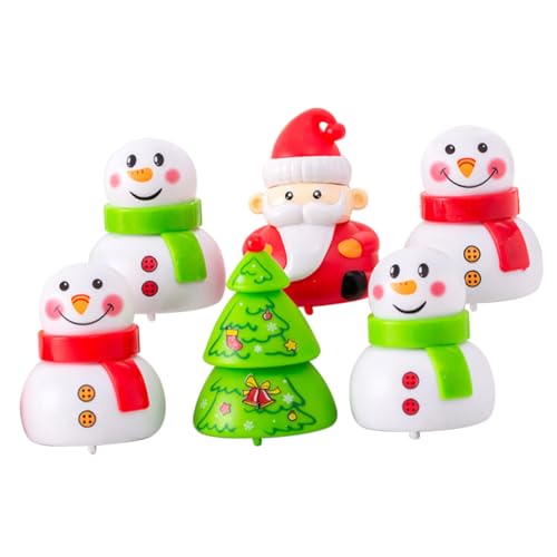 ORFOFE 6 Stück Teiliges Niedlichen Aufziehfahrzeugen Geeignet als Tischdekoration und Xmas Party Ornament für Einfache Handhabung und Kindgerechte von ORFOFE