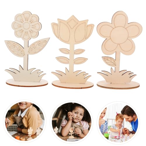 ORFOFE 6 Stück Teiliges Unbemalte Holzblumen zum Basteln Glatte Oberfläche Kreative DIY Holzdekoration für Handwerkliche Vielseitig für Party Wohnraumdeko ORFOFE 6 Stück Teiliges Unbemalte Holzblumen zum Basteln Glatte Oberfläche Kreative DIY Holzdekoration für Handwerkliche Vielseitig für Party Wohnraumdeko von ORFOFE