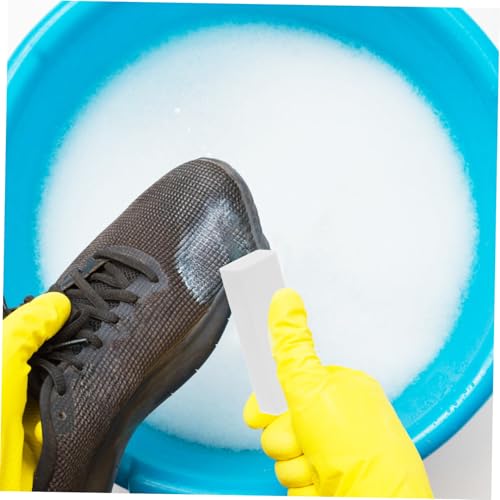 ORFOFE 6 Stück Teiliges Wildleder Radiergummi Weiß zur Fleckenentfernung für Sneaker und Sportschuhe Ergonomisch Lang und Sanft zu Oberflächen für Effektive Reinigung und Schuhpflege von ORFOFE