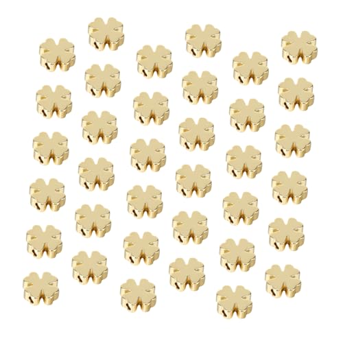 ORFOFE 60 Stück Glatte Legierungsperlen DIY Schmuck Spacer Beads für Armband Halskette Basteln Goldfarbe Langlebig Farbbeständig für Individuellen Schmuck Selbermachen ORFOFE 60 Stück Glatte Legierungsperlen DIY Schmuck Spacer Beads für Armband Halskette Basteln Goldfarbe Langlebig Farbbeständig für Individuellen Schmuck Selbermachen von ORFOFE